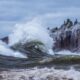 lake superior waves storm big huge wave
